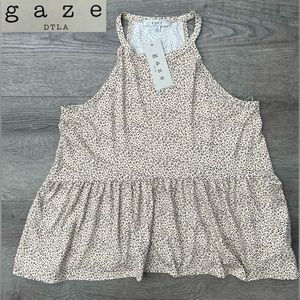 gaze DTLA Women’s Cropped Top |
Leopard Print | Size: M